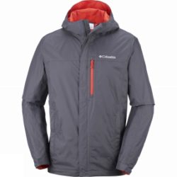 Columbia Mens Pouring Adventure Jacket Shark